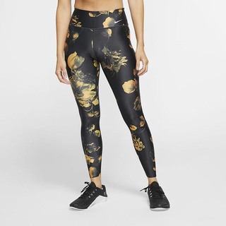 Leggings Nike Power Floral Training Dama Maro Albi | MPBC-03856